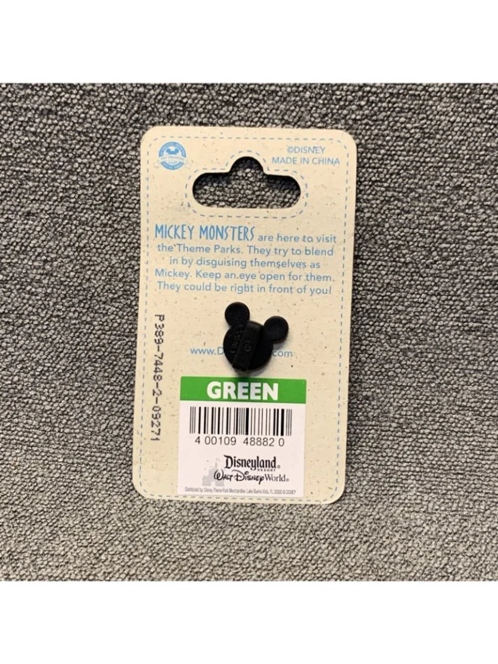Rare New Disney Mickey Monsters Series 1 Ogg Lapel Pin KG